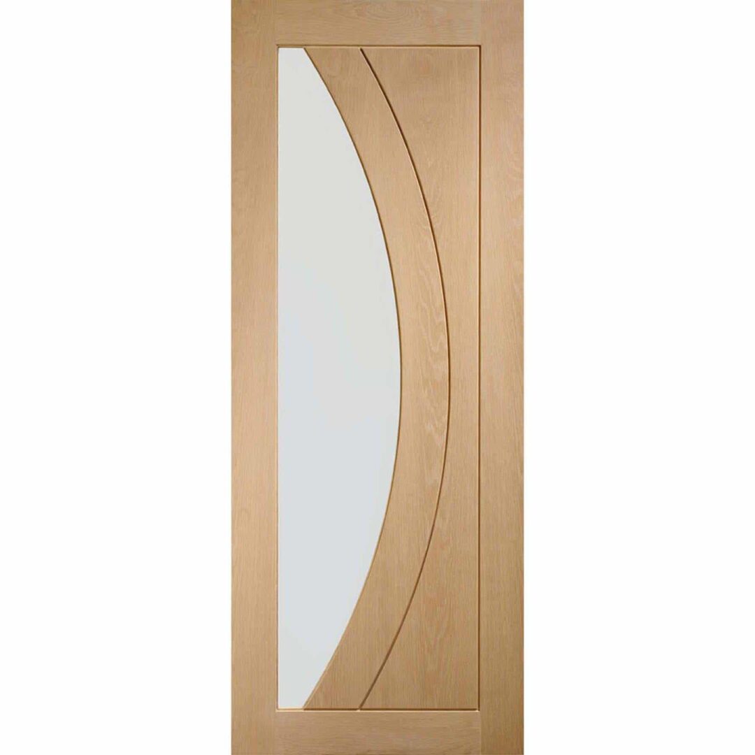 Salerno Oak Door with Clear Glass