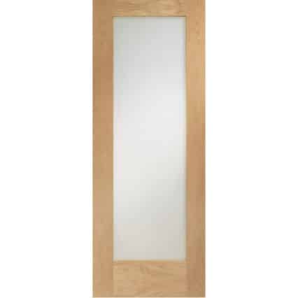 XL Joinery Pattern 10 Oak Door with Obscure Glass - 1981 x 610 x 35mm (24