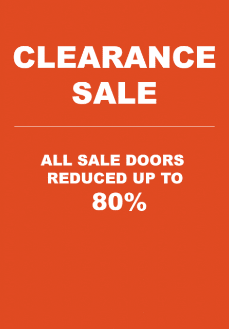 Clearance Door Sale