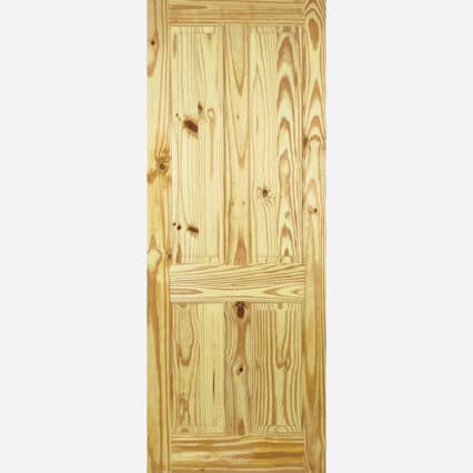 Shawfield Knotty Pine Tenement Door 4P - 2130mm-x-712mm