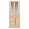 JB Kind Churnet Oak Glazed Internal Door - 1981mm-x-838mm-x-35mm