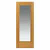 JB Kind Medina Oak Glazed Internal Door - 2040mm-x-826mm-x-40mm