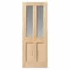 JB Kind Severn Oak Glazed Internal Door - 1981mm-x-838mm-x-35mm