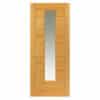 JB Kind Sirocco Oak Glazed Internal Door - 1981mm-x-838mm-x-35mm