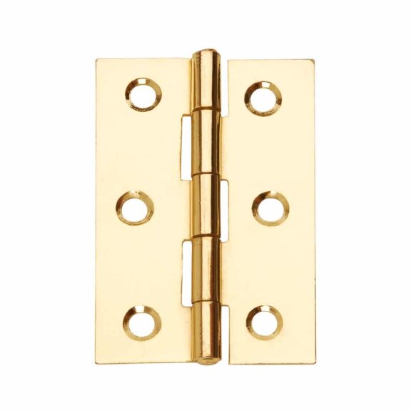 Steel Butt Hinge 76mm Electro Brass