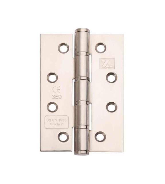 Washered Butt Hinges Fire Rated Polished Stainless Steel CE7