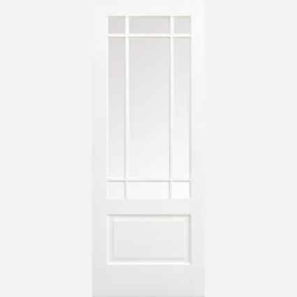 LPD Doors White Downham Glazed 9L Internal Door - 1981 x 610 (24