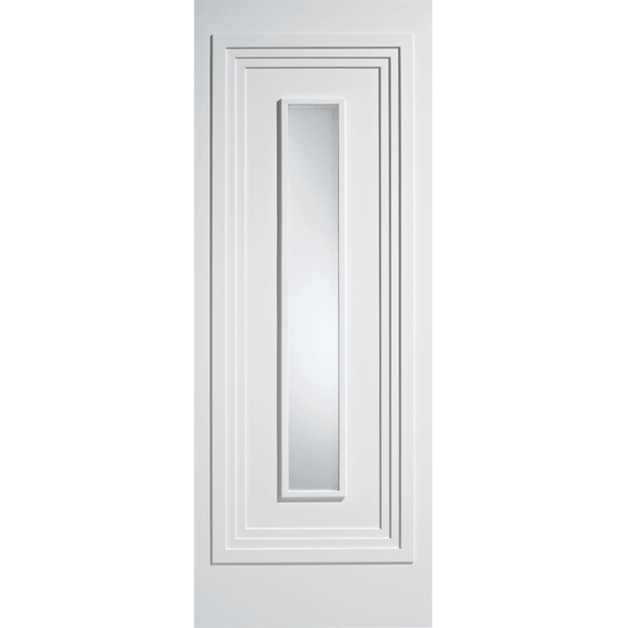 Atlanta White Obscure Glazed Internal Door