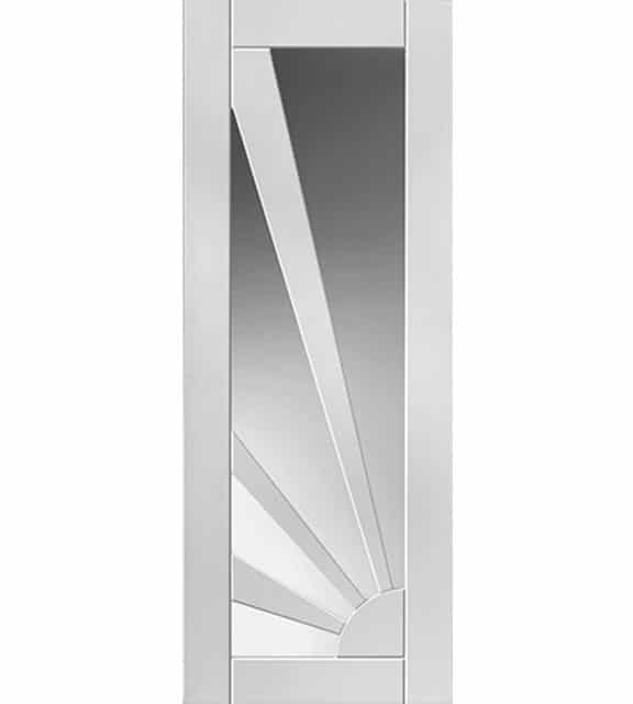 aurora white glazed internal door