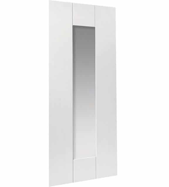 Axis Interior White Glass Door