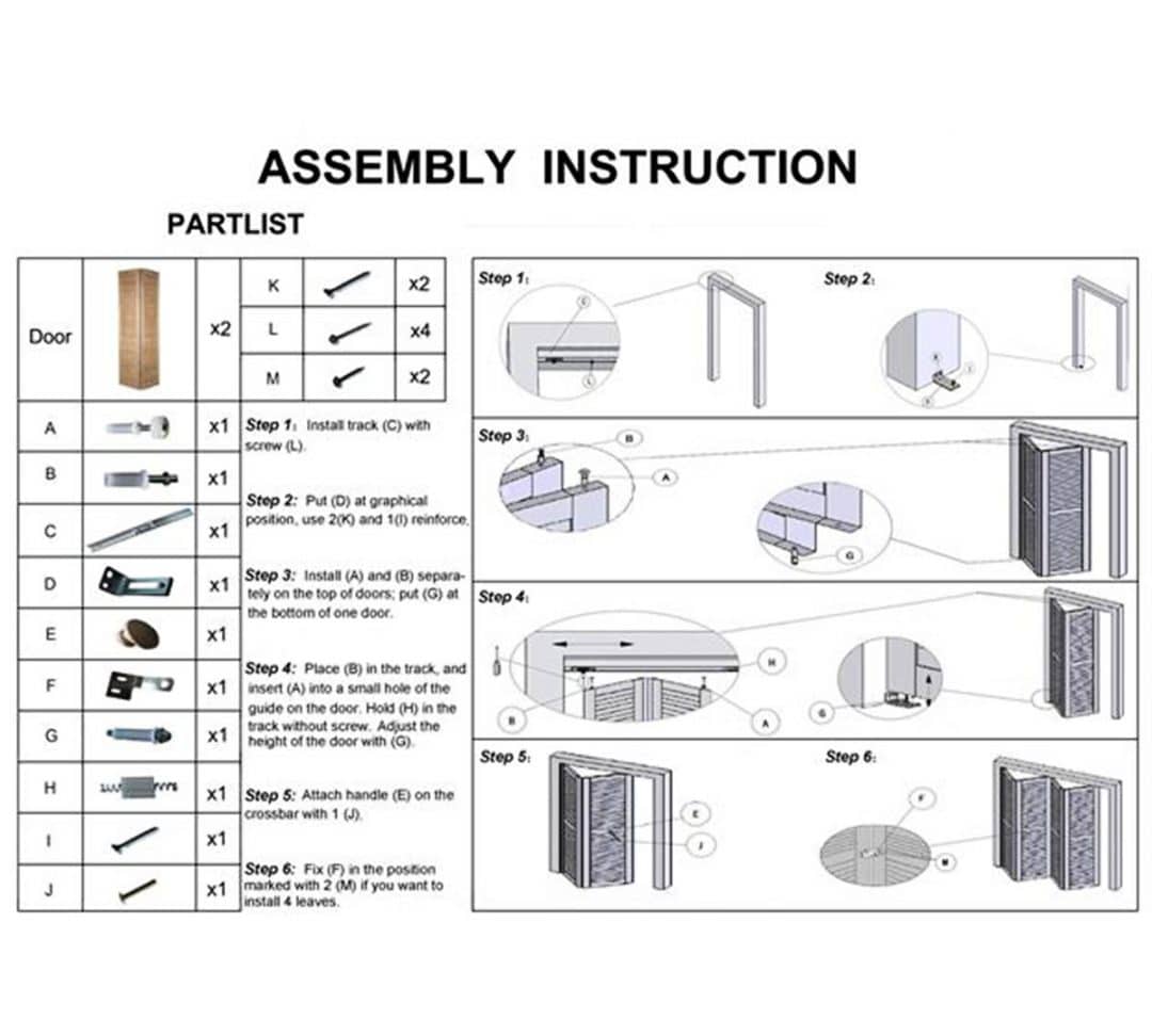 BiFold Door Track Runner Instructions