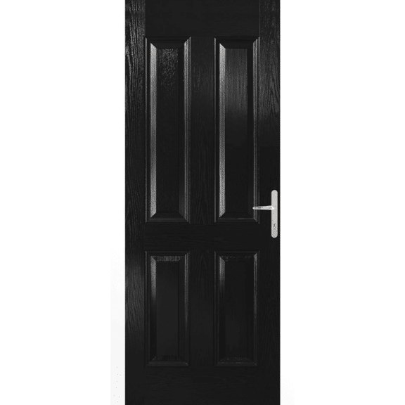 carsington black composite door set