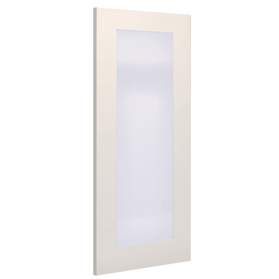 deanta denver white primed obscure glazed interior door