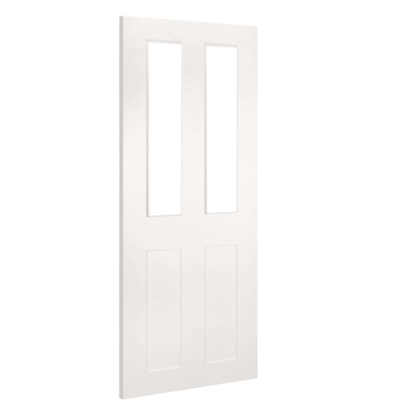 deanta eton glazed white prime internal door