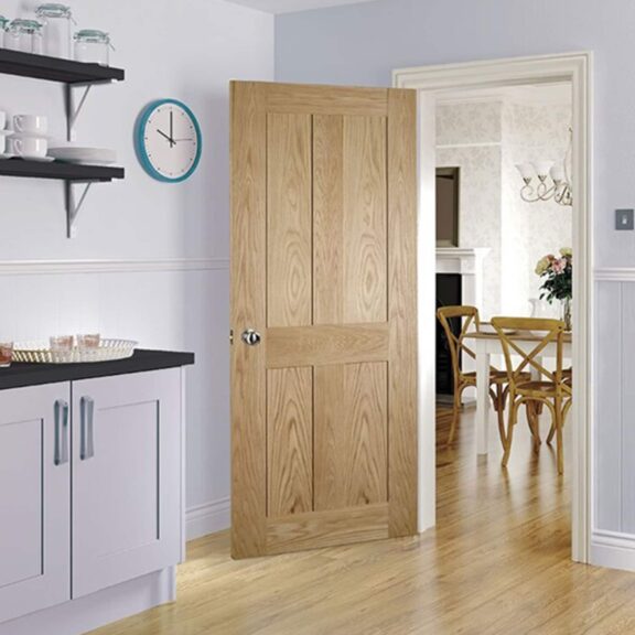 deanta eton unfinished oak door