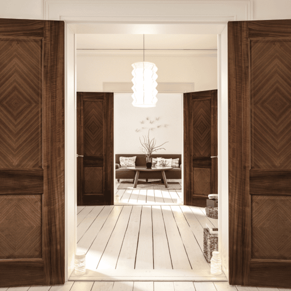 deanta kensington internal walnut door