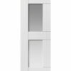 JB Kind Eccentro White Internal Glazed Door - 1981mm-x-686mm-x-35mm