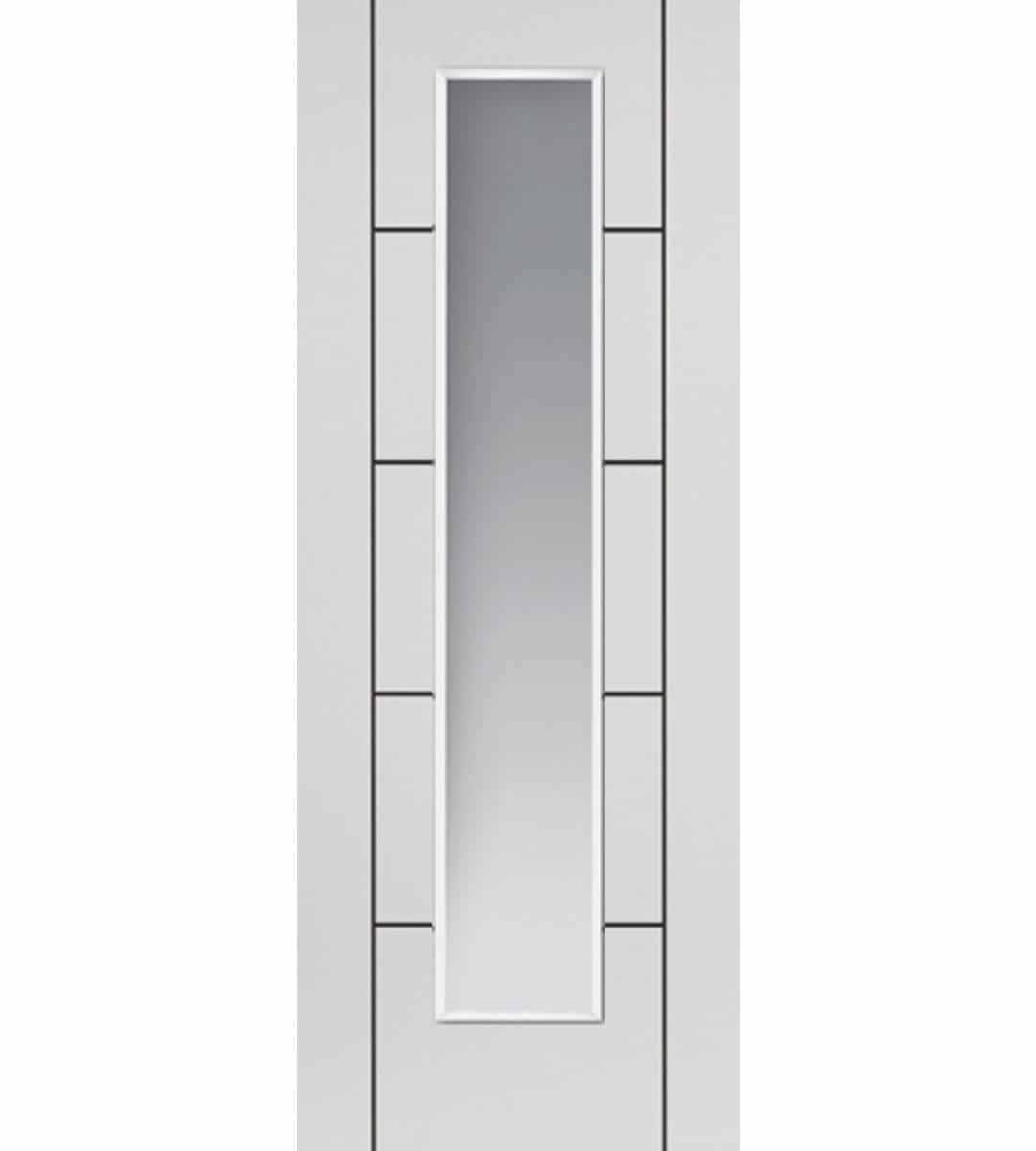 Eco Linea White Internal Glazed Door