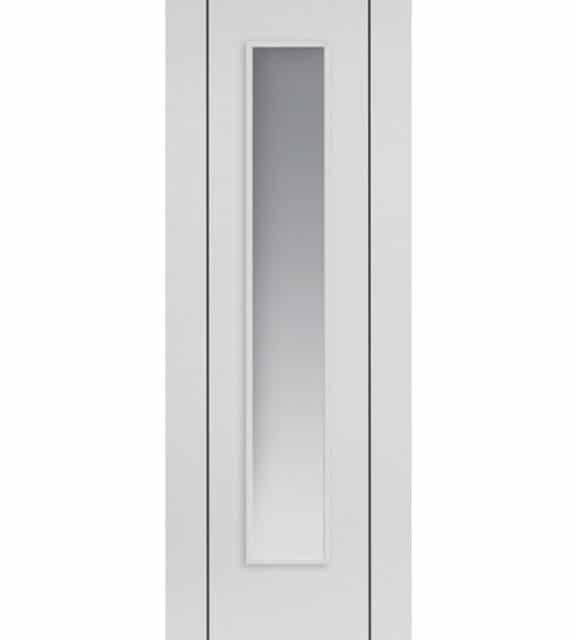 eco parelo white glass door