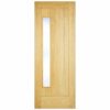 LPD Doors Oak Newbury Glazed 1L External Door - 2135-x-915-x-44mm-36