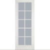 LPD Doors White Moulded SA 10L Glazed Internal Door - 1981mm-x-838mm-x-35mm