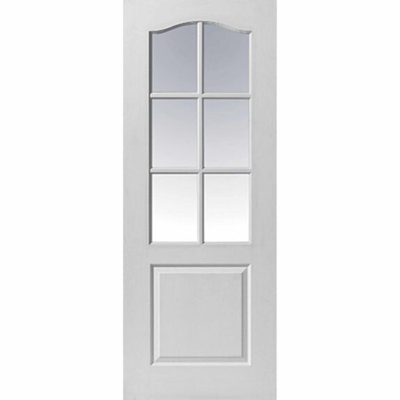 jb kind classique 6 light glazed internal door