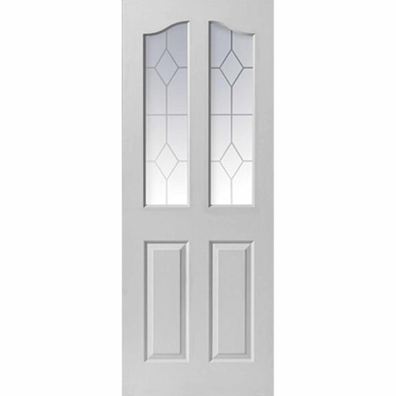 jb kind edwardian 2 light white internal door