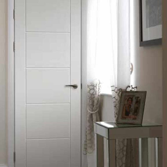 jb kind tigris white panel door