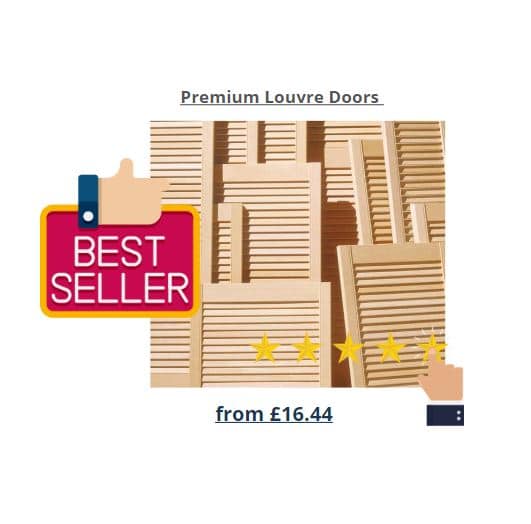 Premium Louvre Doors Pine