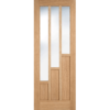 LPD Doors Coventry Oak Glazed Internal Door - 1981mm-x-610mm-x-35mm