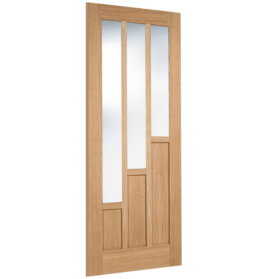 LPD Coventry Glazed 3L Oak Interior Door