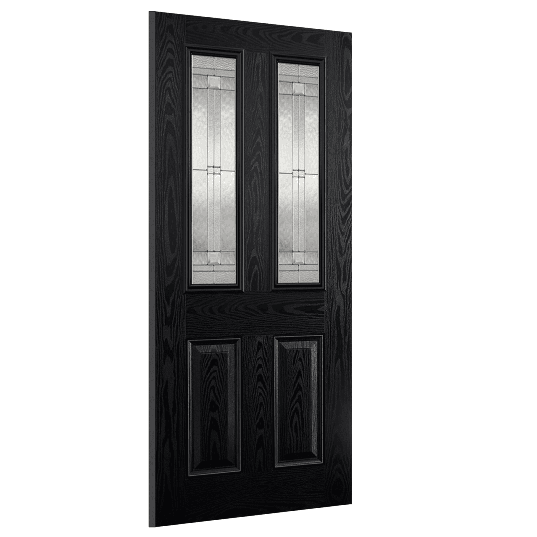 lpd doors malton black 2l exterior door