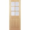 LPD Doors Oak Mexicano 6L Internal Door - 1981mm-x-610mm-x-35mm