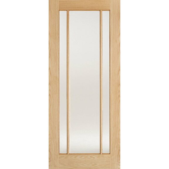 LPD Oak Lincoln 3L Glass Interior Door