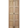 LPD Doors 4 Panel Oak BiFolding Door - 1981mm-x-686mm-x-35mm