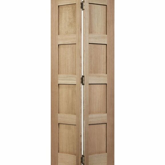 oak 4 panel bifolding door