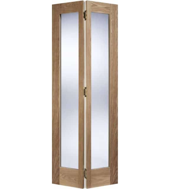 oak pattern 10 glazed bifolding door