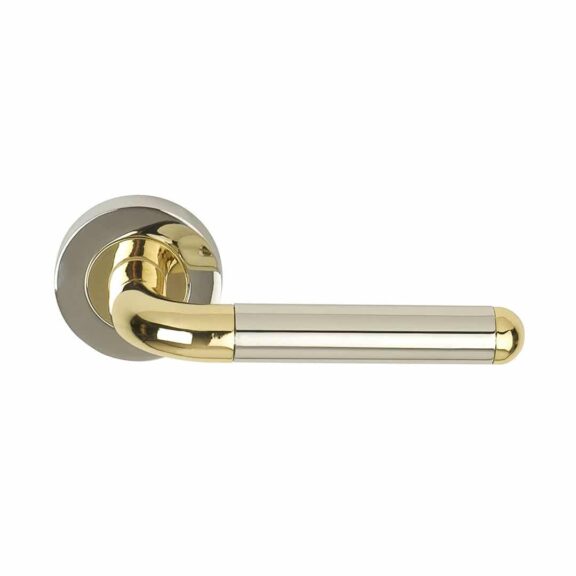 Orbit Electro Brass Polished Chrome Door Handle