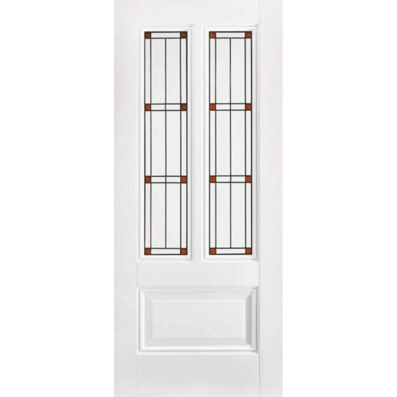 Peony 2L White Internal Door with Lead