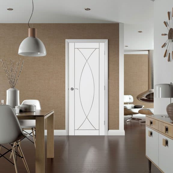 pesaro white door interior room