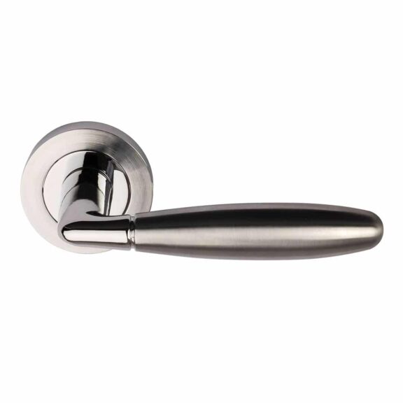 Phoenix Polished Satin Chrome Door Handle