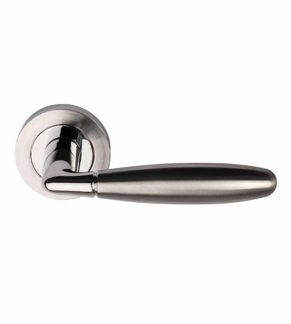 Phoenix Polished Satin Chrome Door Handle