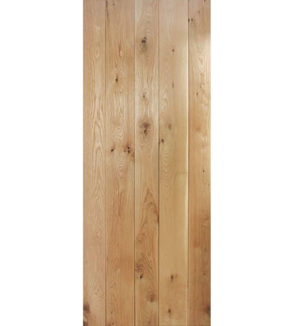 Solid Oak Ledged Door