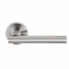 Satin Chrome Sultan Door Handle - passage