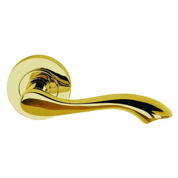 Venus Elegant Door Handle Electro Brass