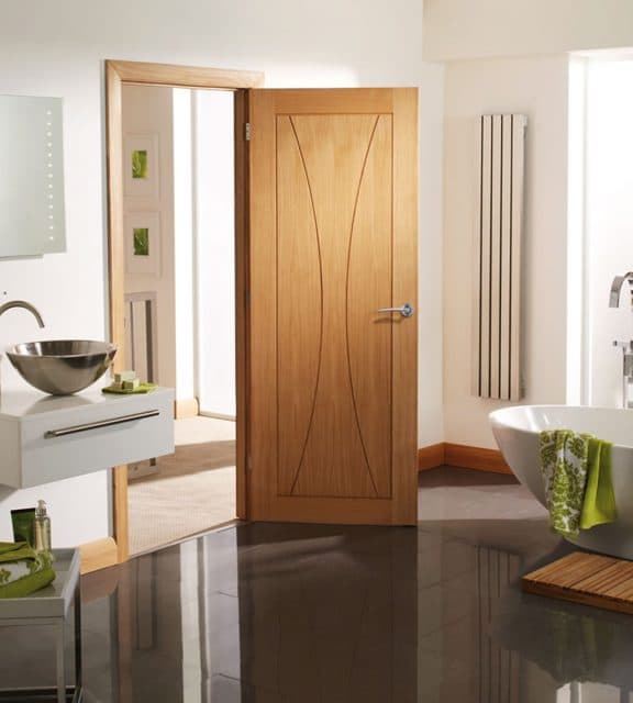 Internal Door Oak Verona Room Open