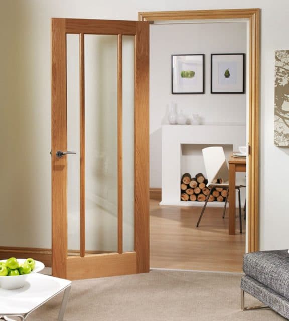 worcester internal clear glass living room door