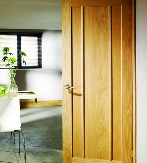 worcester oak internal door office interior