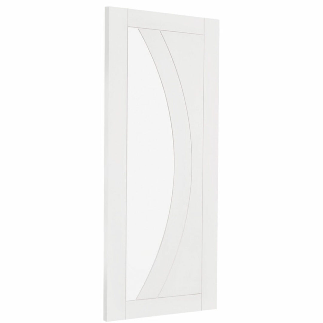 xl joinery salerno white primed internal glazed door